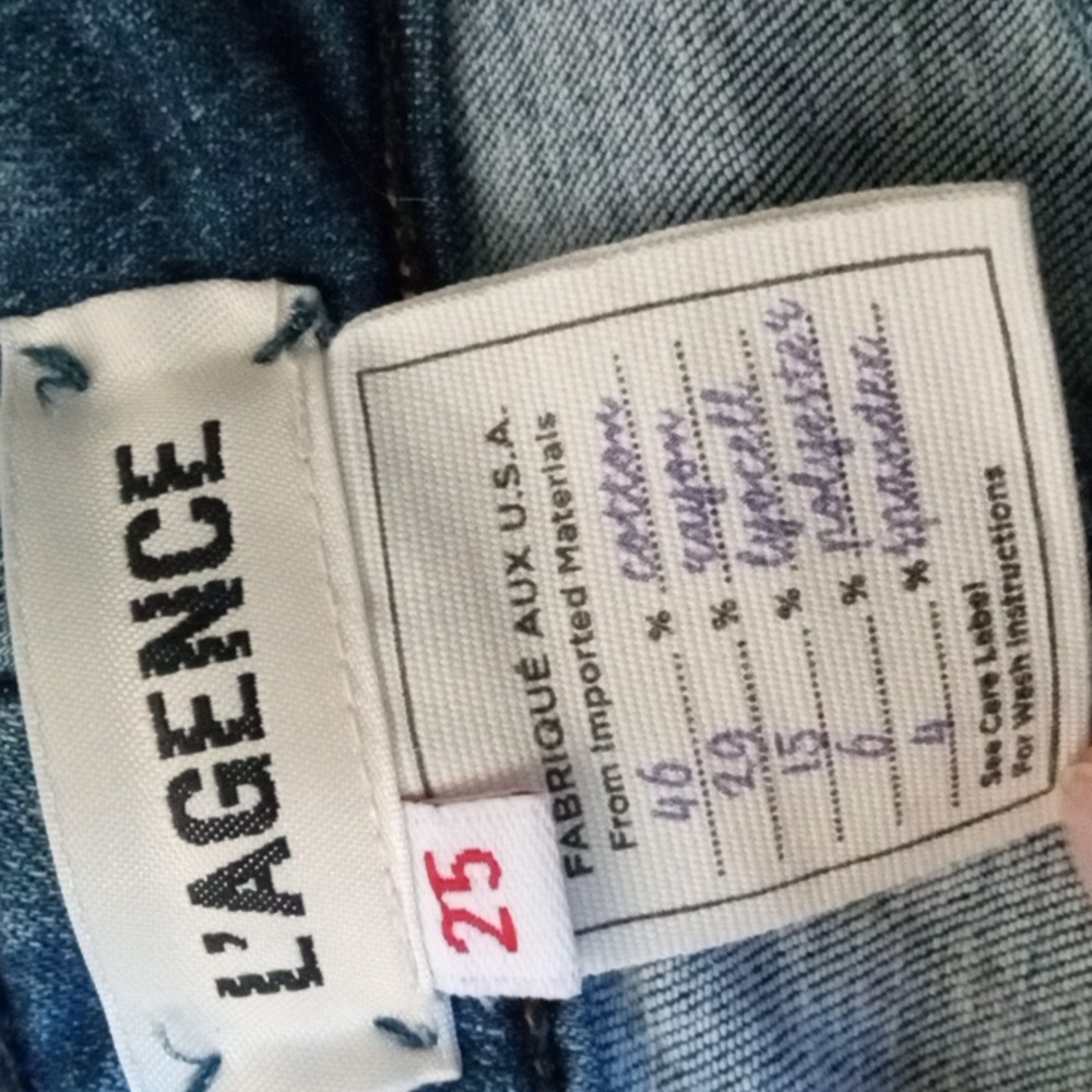 L'AGENCE Emmanuelle ankle zip jeans - Picture 3 of 11